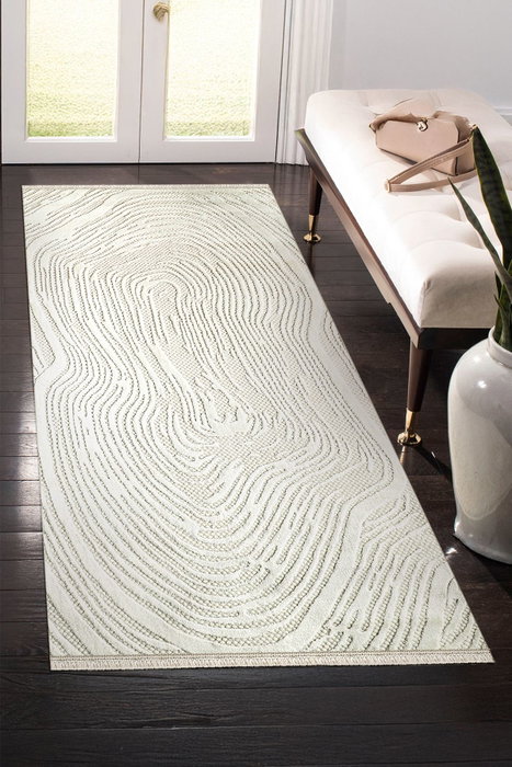 Conceptum Amorf - Ar003 Alfombra Crema 100 x 200 cm Conceptum Amorf - Ar003 Alfombra Crema 100 x 200 cm